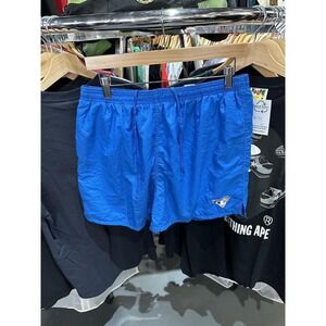 Vintage 90s Champion Blue Logo Swim Trunks Size Large